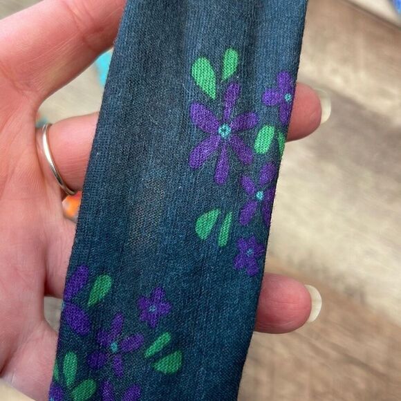 Headbands Set of 2 Elastic Floral - Picture 4 of 4